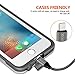 iPhone Charger, Xcords 6FT Lightning Cable Extra Long 8pin Nylon Braided Charging Cord for iPhone X/ 8 plus/ 8 /7 plus/ 7/ 6 plus /iPad and iPod(Carbon Black)