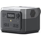EF ECOFLOW Portable Power Station River 2 Max 500, 499Wh LiFePO4 Battery | 1 Hour Fast Charging, Up to 1000W Output Solar Generator (Solar Panel Optional) for Outdoor Camping/RVs/Home Use
