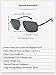 DUCO Premium Retro Square frame Polarized Sunglasses 100% UV protection 8177s