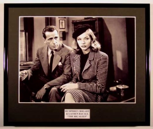 HUMPHREY BOGART & LAUREN BACALL/FRAMED PHOTO