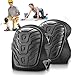 Gel Knee Pads for Work, Construction,Flooring, Plumbers,Tiles (Improved Design) with Heavy Duty Foam Padding and Cushion, Kneepads Is Fully Adjustable, Double Straps and Easy-Fix Clips (Black)