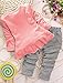 BOMDEALS Adorable Cute Toddler Baby Girl Clothing 2pcs Outfits(Age(2T), Flower/Pink)