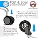 Office Chair Wheels Replacement Set 10mm (3/8