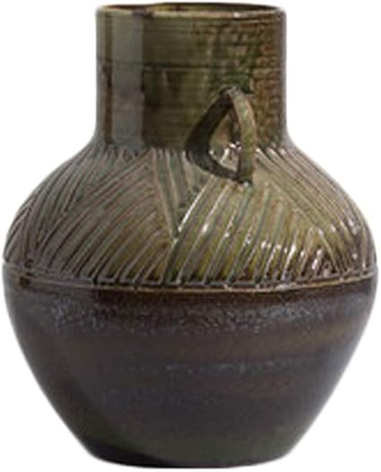 Vases Decoration De En Terre Cuite A La Main Ancienne Poterie Poterie En Terre Cuite Amazon Fr Cuisine Maison