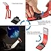 Clip Reading Light,AoLiPlus Tough Switch 4 Levels Brightness LED Book Light Multifunctional as Bookmark Desk & Bed Lamp for Reading with Soft Cover and Hard Cover Books,Magazines,eReaders,etc(Red)