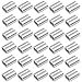 CCTVMTST 30 Pieces Aluminum Crimping Loop Sleeves Crimp for 1/4