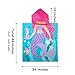 LALIFIT Little Mermaid 100% Cotton Hooded Towel for 2-6 Years Girls Boys Bath Beach Pool Towel,24 x 48 inches (Mermaid)