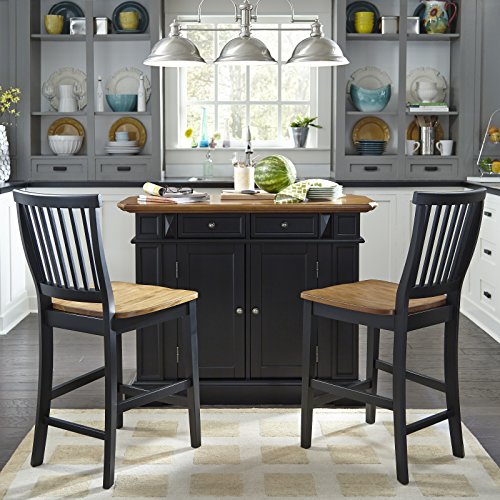 24+ Home Styles Kitchen Island With Distressed Oak Top 3D