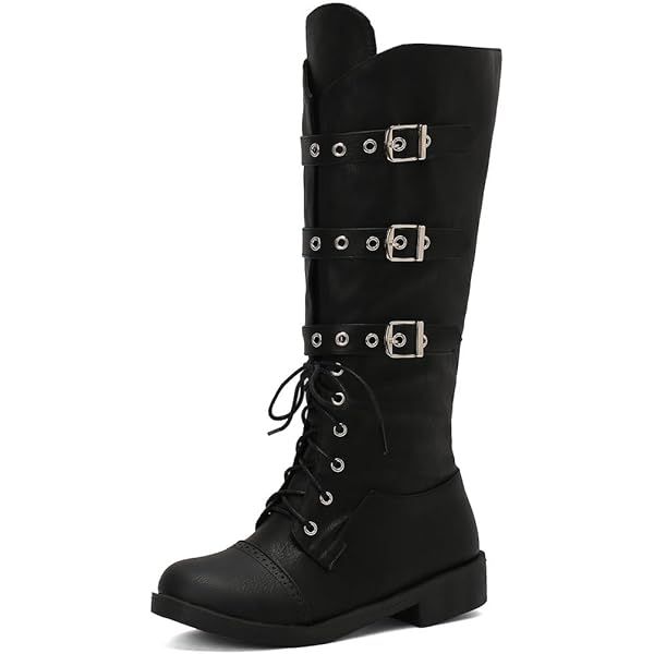 【ACLENT】Round buckle long boots ACLENT】Round buckle long boots