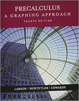 Precalculusa Graphing Approach With Math Space Cd 4th Ed - 