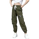 BINPAW Girls Cargo Jogger Pants 6-16 Years