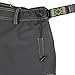 Ynport Men's Fast Dry Loose Fit MTB Shorts Mountain Bike Cycling Pants with Belt(No Padding) Black
