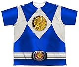 Youth: Power Rangers - Blue Ranger Emblem Kids T-Shirt Size YS