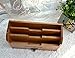 Chris-Wang 1Pk Originals Retro Wooden Stacking Letter Tray/Postcards Holder/Pencil Storage/Drawer Organizer/Desktop Mail Box/File Sorter