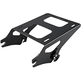 Thicker Detachable Tour Pack Mounting Rack Trunk Mount Bracket Compatible with Harley Touring Road King Electra Road Street Glide 2014-2024 Black, Aunseek