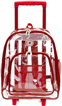 clear rolling backpack