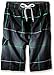 Kanu Surf Boys' Barracuda Quick Dry UPF 50+ Beach Swim Trunk, Vector Black, 10/12