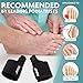 Bunion Corrector Bunion Relief Kit (Bunion Splints,Gel Toe Protect Separator Sleeves&Toe Separators) for Hallux Valgus-Day/Night Time Support for Men&Women(Foot Length 7-10 inch, Size 4-8),Elastic