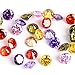 RUBYCA Mix Color Round Birthstone Crystal Glass Floating Charms fit Living Memory Locket 5mm 12 Pcs