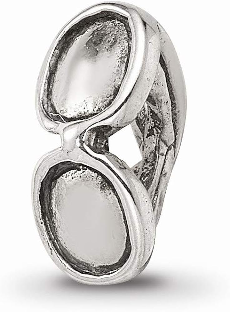 925 Sterling Silver Charm For Bracelet Kids Sunglasses Bead Beach Fine Jewelry For Women Gifts For Her
