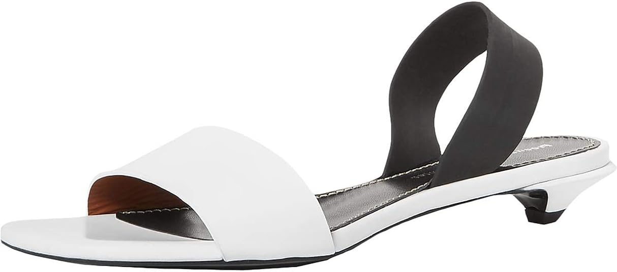 Amazon.com | Proenza Schouler Womens PS3409A Leather Slides Flat Sandals | Sandals