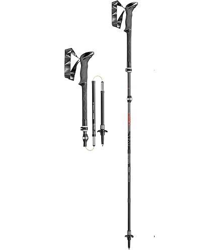 LEKI Black Series FX Carbon Collapsible Lightweight Walking Poles