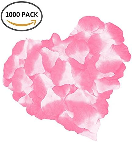 Happyyous Artificial Silk Rose Petals,Flower Petals For Wedding Party Favors Decoration ,Vase Girl Bridal Confetti Shower Hotel Valentine Day Home Decor
