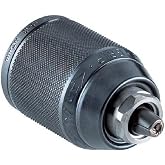 Keyless Drill Chuck Extra80-RV13, R&ouml;hm 1328311, 1/2"-20 Mount, 1/16"-1/2" Capacity with Radial Locking, Through-Hole, Metal