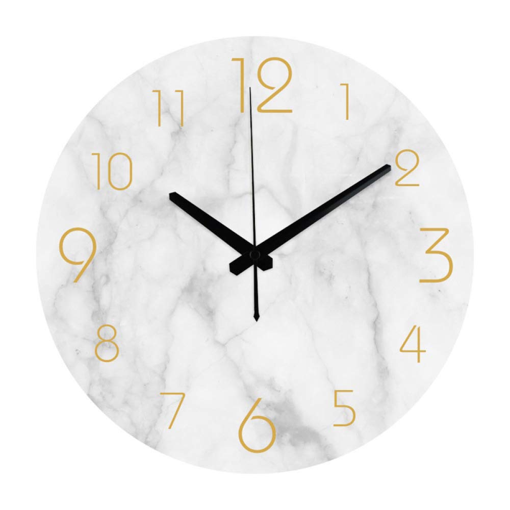 N /A Wall Clock Nordic 3D Large Wall Clock Quartz Modern Design Home Decor Bedroom Silent Oclock Nix