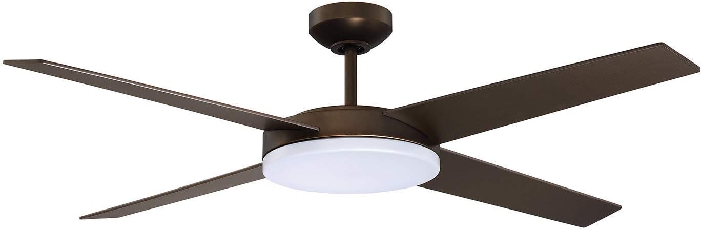 Kendal Lopro Architectural Bronze 52 Inch Led Dc Motor Ceiling Fan