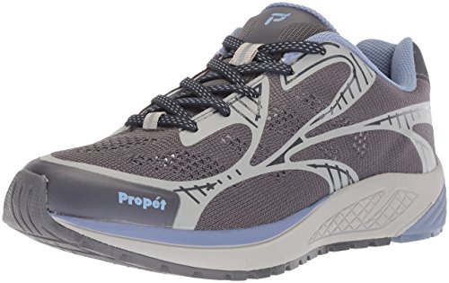 Propét Women's Propet One Lt Sneaker, Lavender/Grey, 4.5 UK