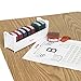 ECR4Kids Motivation Teacher Stamps - Mess-Free Self-Inking School Grading Stamp Set with Storage Tray (8-Piece Kit)