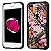 Asmyna Cell Phone Case for Apple IPhone 7 Plus - Pink Oak-Hunting Camouflage Collection/Black