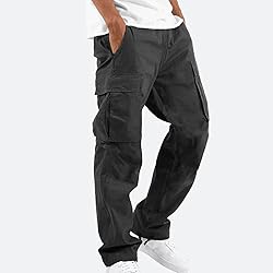 Cargo Pants for Men Relaxed Fit with Pockets Baggy