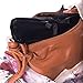 Bella Dee Jewelry Travel Roll Up Organizer- Soft Black Velvet Accessories Bag with Transparent Compartments-