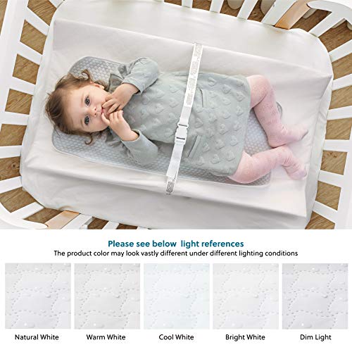 Bedsure Diaper Changing Pad Waterproof with Liner, Baby Changing Pad for Dresser Top with Cover
