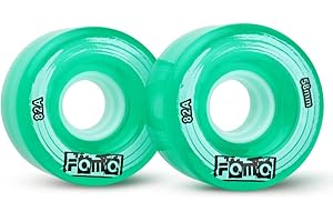 FOMOTEAM Roller Skate Wheels Outdoor or Indoor 58mm32mm 82A (Set of 8)