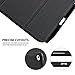 iPad Pro 9.7 Case, ToHayie [Brief Business Style] Premium PU Slim Fit Flip Folio Case with Apple Pencil Holder, [Stand Feature], Auto Sleep/Wake Smart Fabric Cover for iPad pro 9.7 inch-Black (MM627)