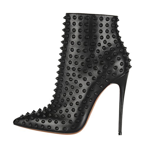 FSJ Women Fashion High Heel Ankle Boots 