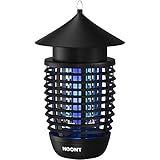 Hoont Powerful Electric Indoor Outdoor Bug Zapper with UV Light Trap – 1- 1/2 Acre Coverage / Fly Killer, Insect Killer, Mosquito Killer – For Residential, Commercial and Industrial Use [UPGRADED]