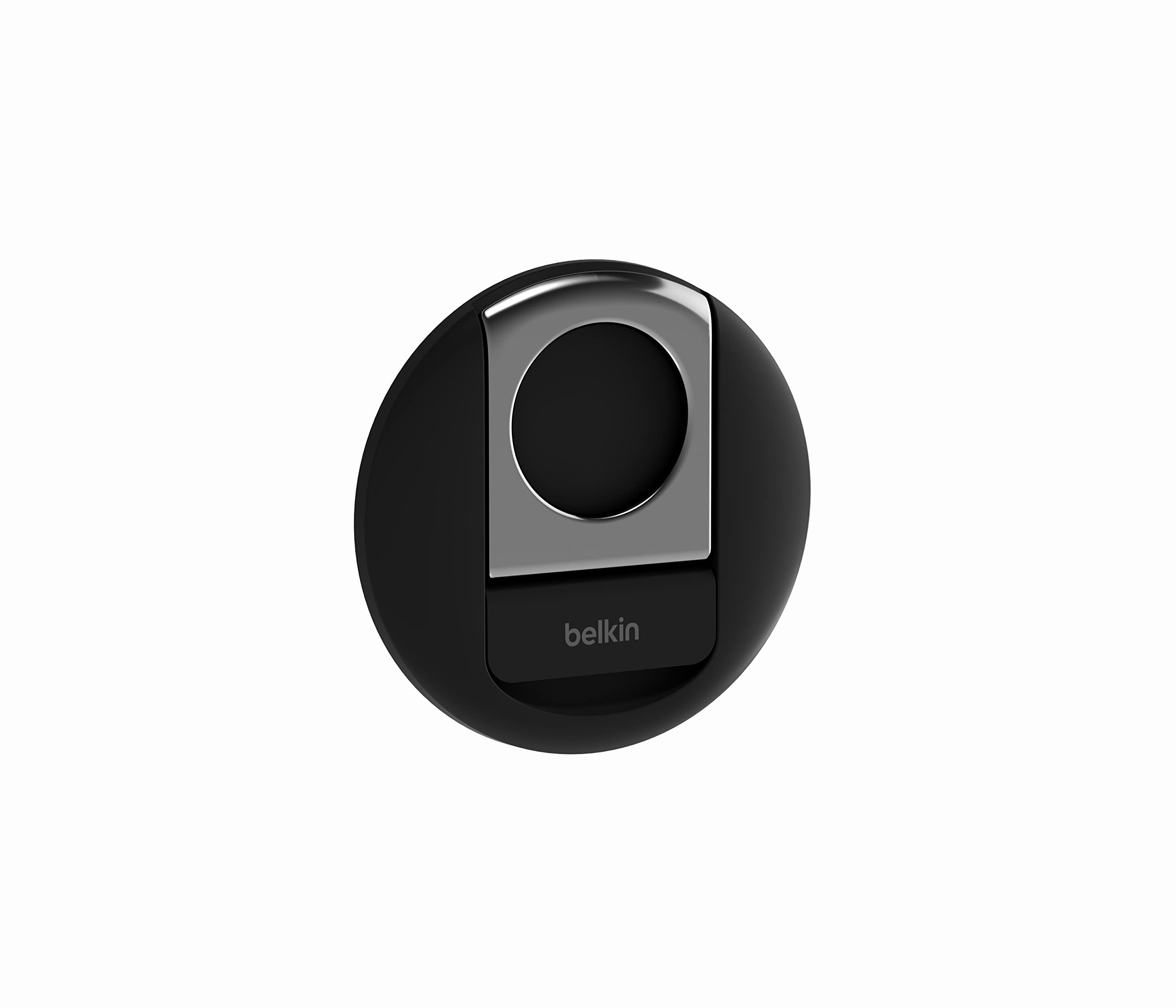 Belkin iPhone Holder with MagSafe for Mac Notebooks; Easy Magnetic Attachment to Use Camera Transfer Functions Compatible with iPhone 16, Plus, Pro, Pro Max, 15/14/13/12 - Black