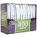 Nicole Home Collection Disposable Plastic Knives, 400 Count, White