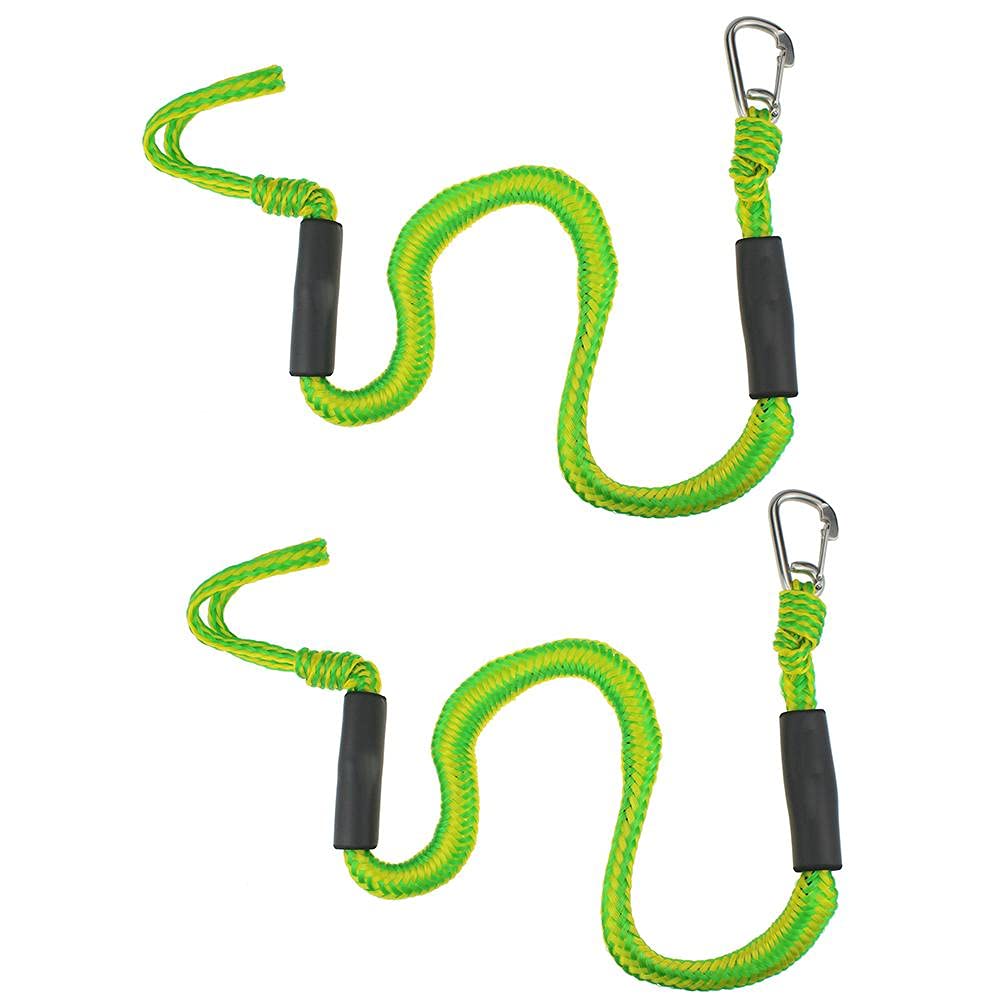 HUSHUI Boat Tube Towable Rope Connector, 2Pcs Boat Tow Tubes Rope Connector Elastic Rope for Kayak Cable Water Sport Towable Connector for Boat and Canoe