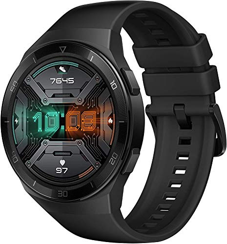ایگرد | قیمت و خرید HUAWEI Watch GT 2e Smartwatch (SpO2-Monitoring,Herzfrequenz-Messung,Musik  Wiedergabe,GPS,Fitness Tracker,5ATM wasserdicht) graphite black