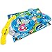 iBaseToy Fishing Game Toys for Toddlers, Colorful Floating Bath Toys with Water Track, Fishes, 2 Fish Poles and More - Bathtub, Yard or Pool Party Fish Toy Game Set for Kids Boys Girls