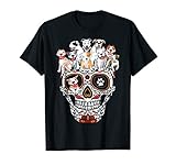 Pitbull Mom Sugar Skull Shirt- Funny Gothic Dog Mom Dad Gift