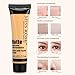 MISS ROSE Base Face Liquid Foundation Smooth Makeup Matte Wear Concealer Sun Block Cream(#7)