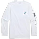 Vineyard Vines Boys Top Dog Long Sleeve Pocket Tee (Toddler/Little Kid/Big Kid)