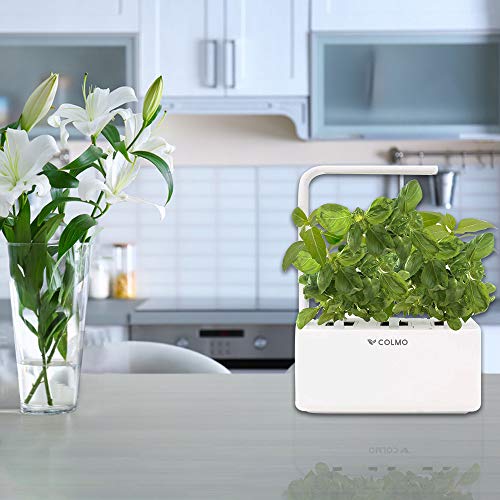 COLMO Indoor Herb Garden Kit with LED Spectrum Hydroponic Herb Garden