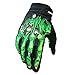 RIGWARL Motorcycle Gloves for Men with Advanced Protection Materials, Hard Knuckles Driving Gloves Full Finger Touchscreen, Women Riding Gloves Motorcycle Summer Breathable Mesh (Green, M)